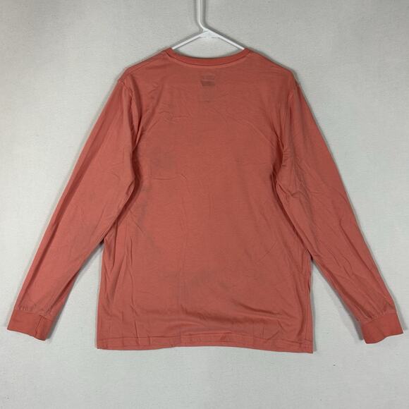 Tom and Jerry Long Sleeve T-shirt Men's Large Orange Graphic Print Tee Logo Top - Picture 4 of 9